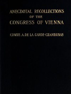 [Gutenberg 54061] • Anecdotal Recollections of the Congress of Vienna